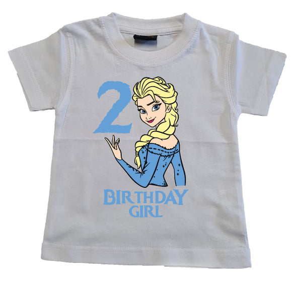Frozen-Elsa-Birthday T shirt-2 years