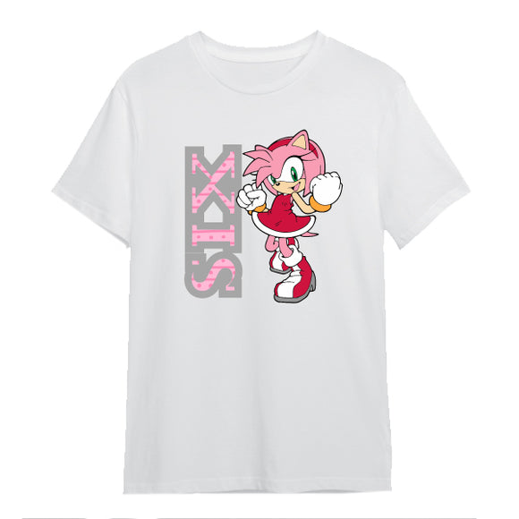 Hedgehog- Sixth Birthday- Girls T-Shirt
