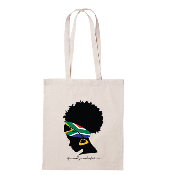 South Africa-South African-Afro-Tote Bag