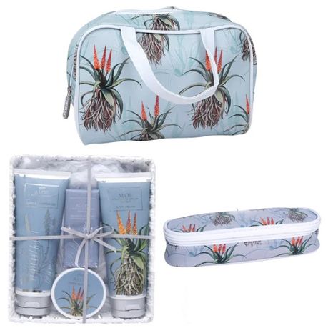 Aloe Vera-Bath Set-Cosmetic Bag-Toiletry Bag