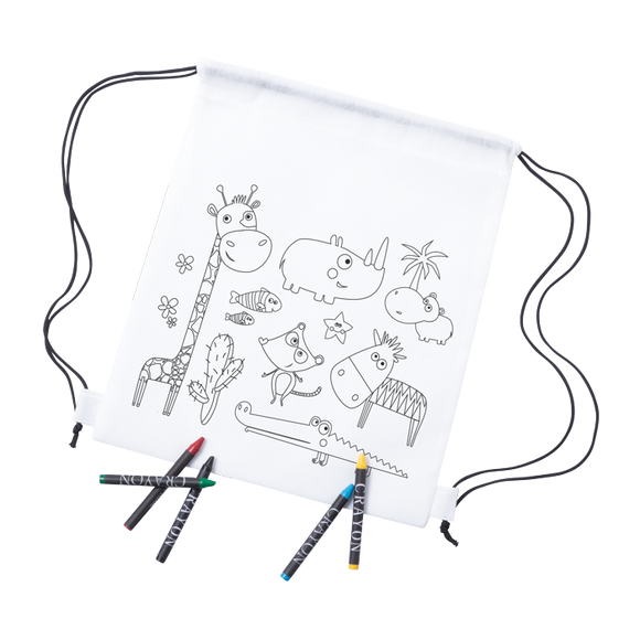 Wizzy Colour In - Drawstring Bag