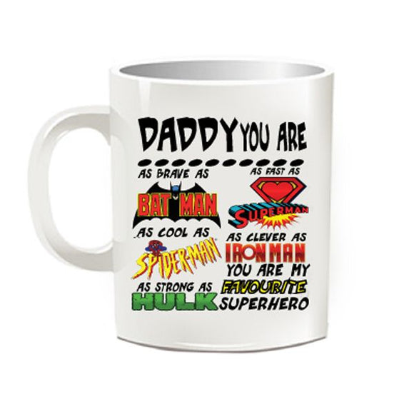 Father-Superhero-Daddy-Father`s Day-Mug