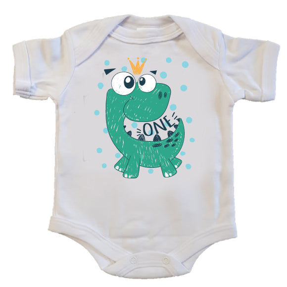 First Birthday - Dinosaur - Babygrow