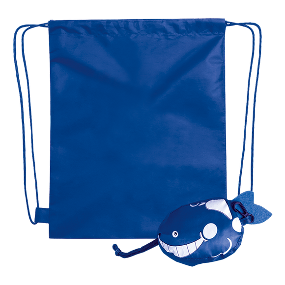 Kissa Foldable Drawstring Bag-Fish