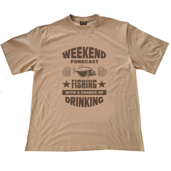 Fishing Drinking T-Shirt Unisex