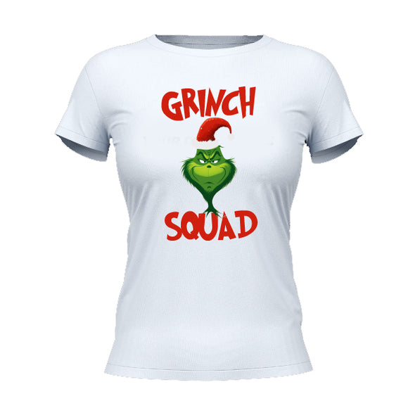 Christmas-Grinch-Grinch Squad- T-Shirt -Ladies