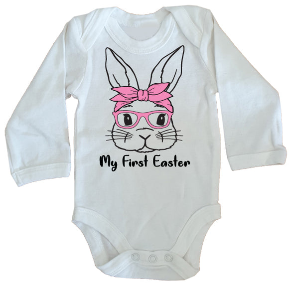 Easter-Bunny-First Easter-Girls-Long Sleeve
