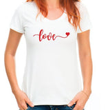 Love-Valentines -T Shirt-Ladies