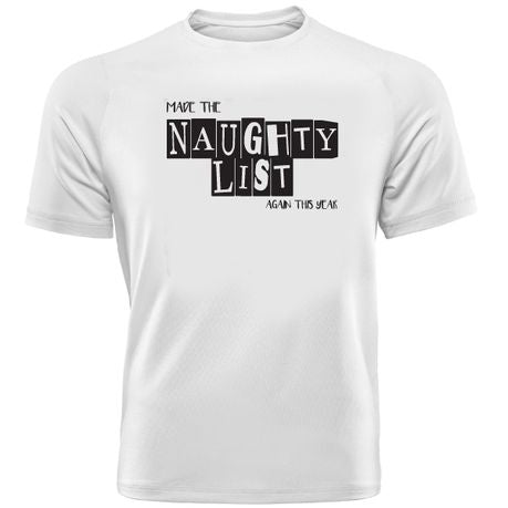 Naughty List Christmas Unisex T-Shirt