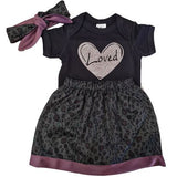 Loved-Heart-Valentines-Skirt-Headband-Babygrow-Leopard Print-Outfit