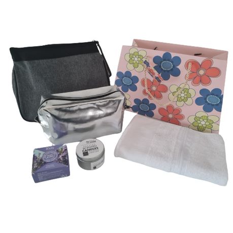 Toiletry Bag-Gift Bag-Cosmetic Bag-Soap-Candle-Towel-Gift Set