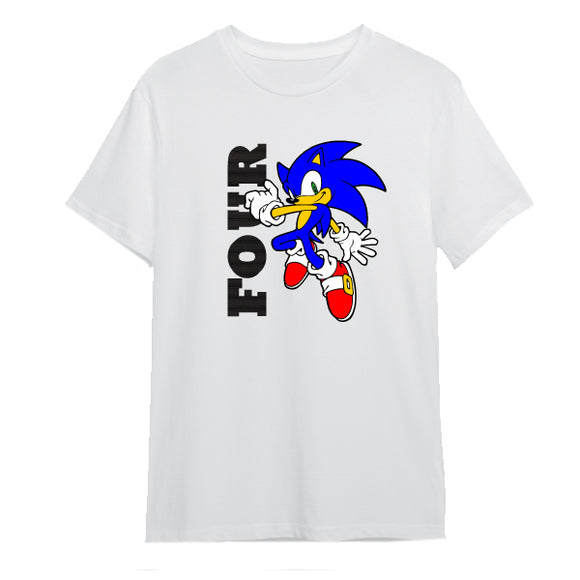 Sonic - Hedgehog - Fourth - Birthday - T-Shirt