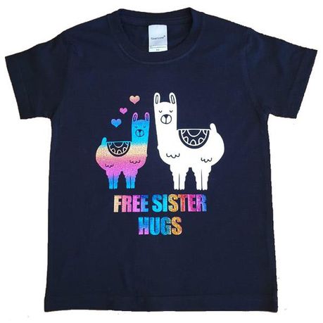 Llama Hugs-T-ShirtGirls