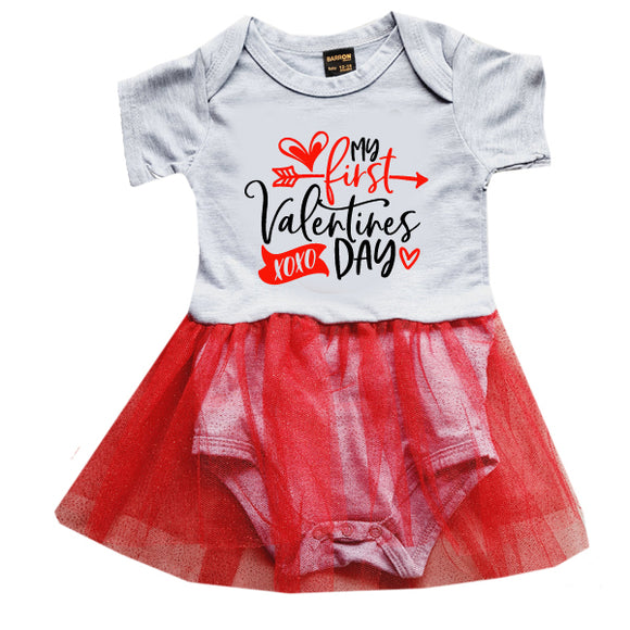 Valentines-My First-Babygrow Dress