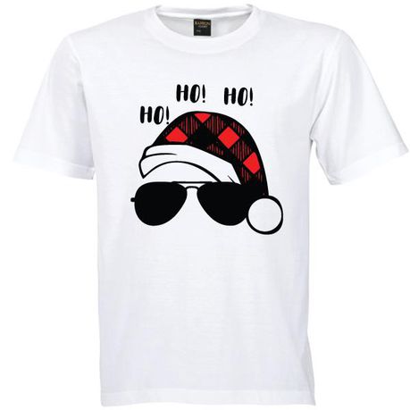 Christmas T-shirt-Adults- Santa- Ho ho ho