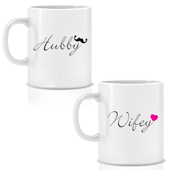 Hubby-Wifey-Mug Set