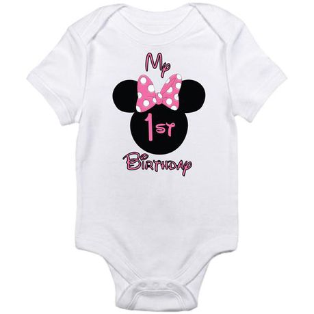 My First Birthday- Minnie Mouse