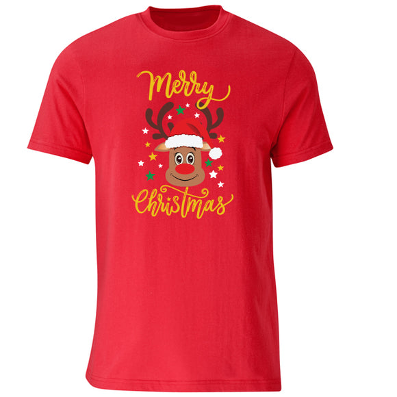 Christmas-Merry Christmas -Reindeer T-Shirt-Unisex