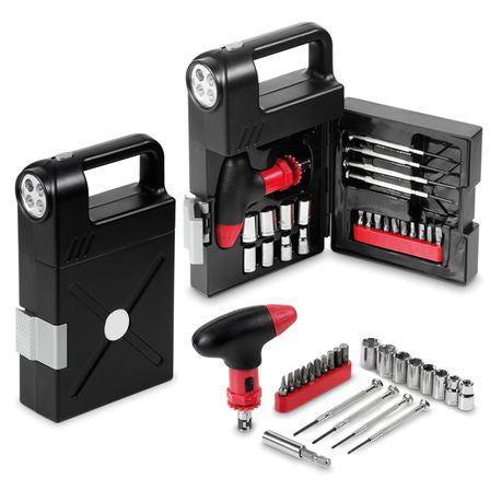 Tools-Compact-Toolbox-Sockets-Screwdriver Bits-Precision Tools-26 pieces