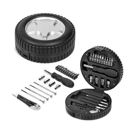 Tools-Assorted-Tyre Toolbox-Compact-21 Pieces